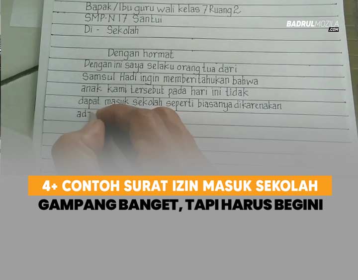 Detail Cara Menulis Surat Izin Yang Benar Nomer 36