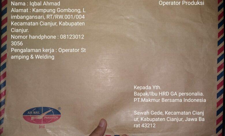 Detail Cara Menulis Surat Lamaran Pekerjaan Nomer 33