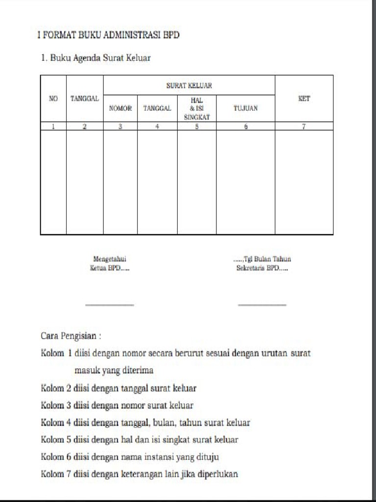 Detail Cara Menulis Surat Masuk Di Buku Agenda Nomer 32