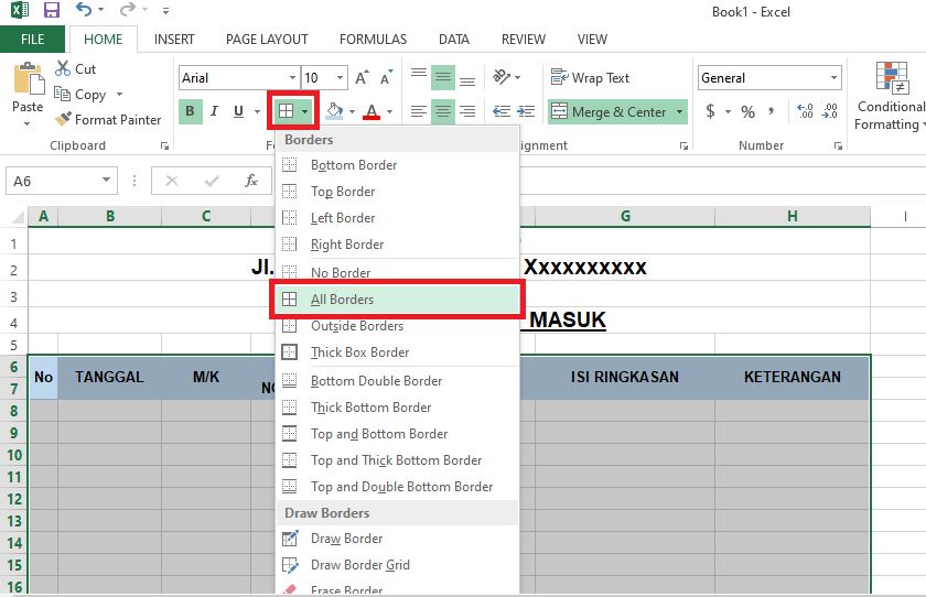 Detail Cara Menulis Surat Masuk Di Buku Agenda Nomer 45