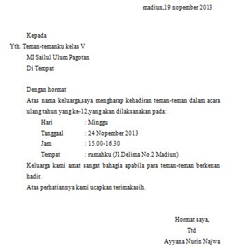 Detail Cara Menulis Undangan Ulang Tahun Nomer 33