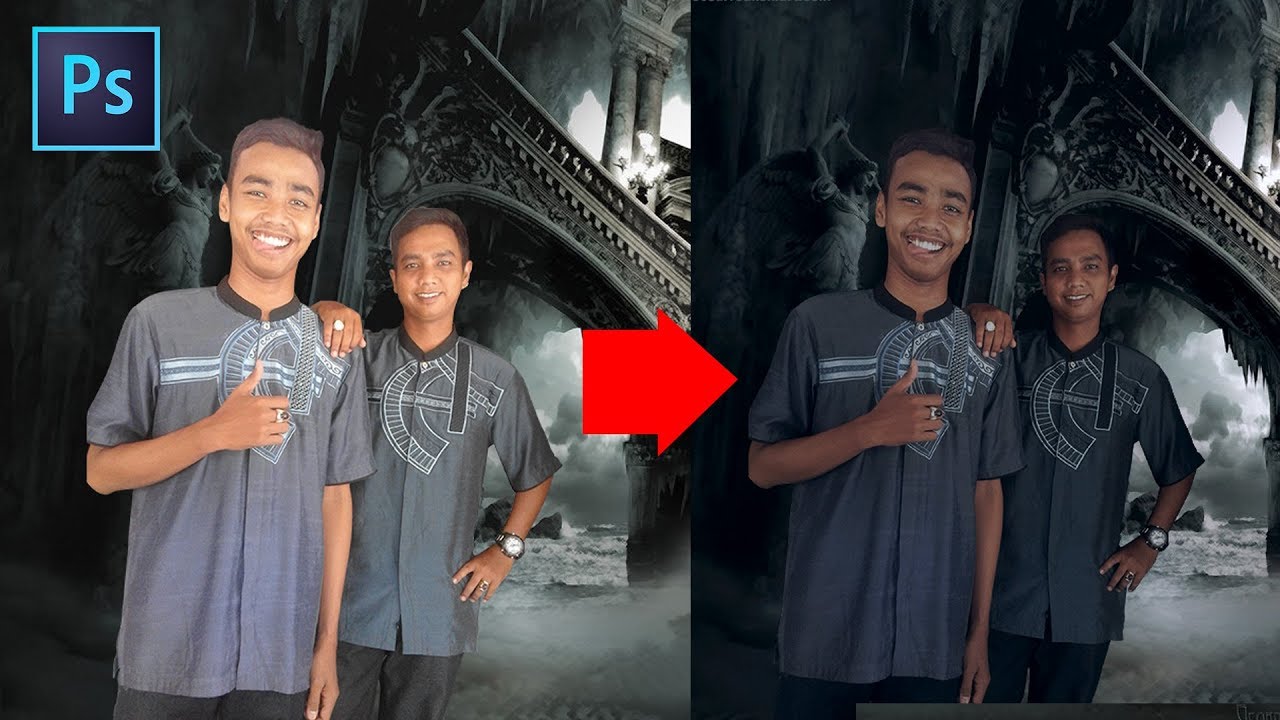 Detail Cara Menyatukan Gambar Dengan Background Di Photoshop Nomer 15