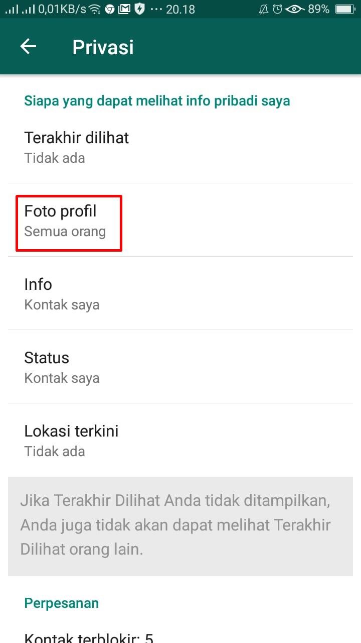 Detail Cara Menyembunyikan Foto Profil Teman Di Whatsapp Nomer 48