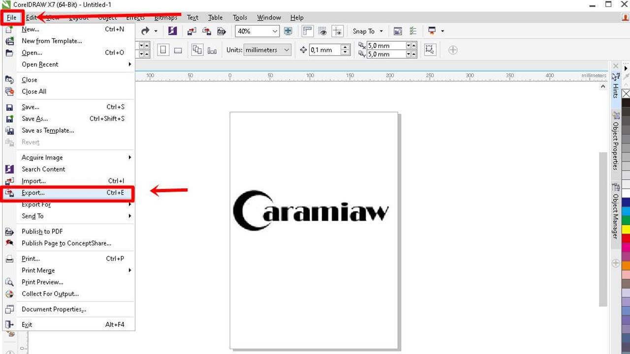 Detail Cara Menyimpan Desain Di Coreldraw Nomer 49