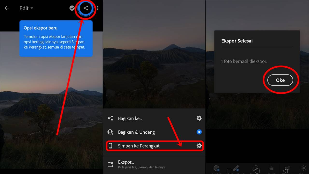 Detail Cara Menyimpan Foto Lightroom Ke Galeri Hp Nomer 2