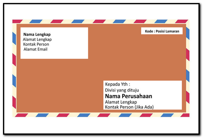 Detail Cara Menyusun Surat Lamaran Kerja Di Dalam Amplop Nomer 24