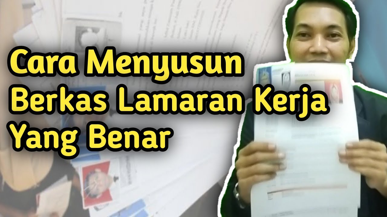 Detail Cara Menyusun Surat Lamaran Kerja Di Dalam Amplop Nomer 5