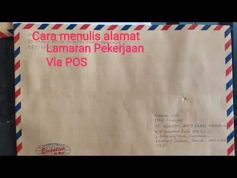 Detail Cara Menyusun Surat Lamaran Kerja Di Dalam Amplop Nomer 8