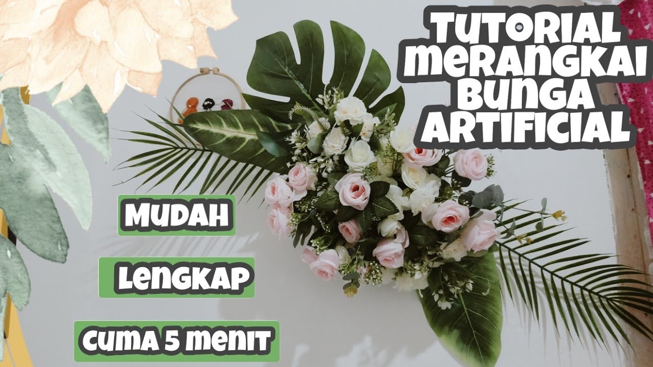 Detail Cara Merangkai Bunga Plastik Untuk Meja Nomer 3