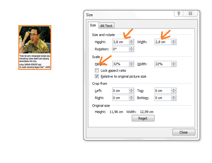 Detail Cara Merubah Ukuran Foto Di Microsoft Word Nomer 47