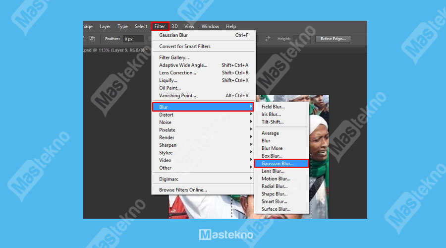 Detail Cara Ngeblurin Foto Di Photoshop Nomer 48