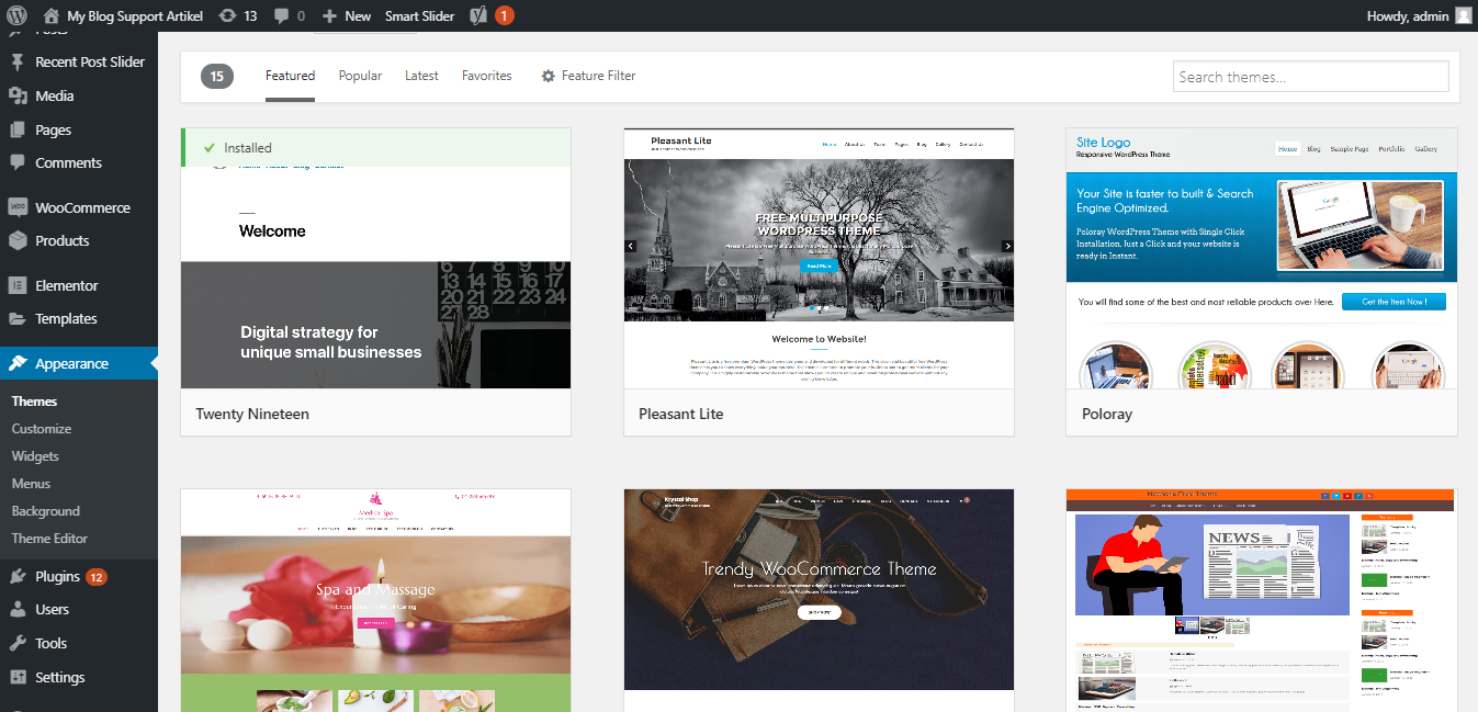 Detail Cara Pasang Template Wordpress Nomer 12