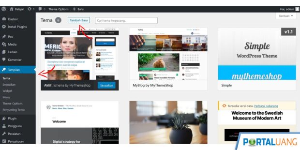 Detail Cara Pasang Template Wordpress Nomer 7