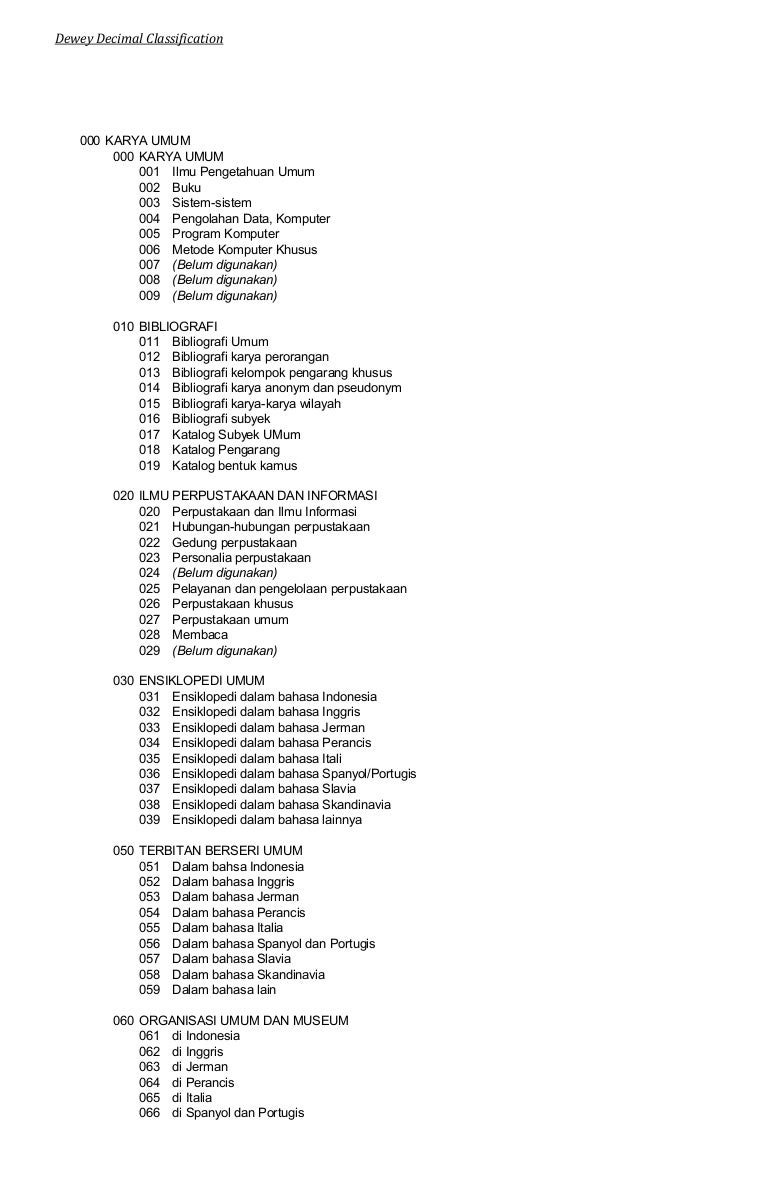 Detail Cara Penomoran Buku Perpustakaan Sekolah Nomer 15