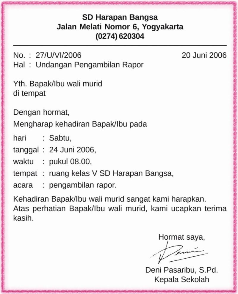 Detail Cara Penomoran Surat Nomer 33