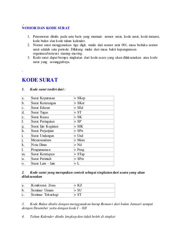 Detail Cara Penomoran Surat Resmi Sekolah Nomer 49