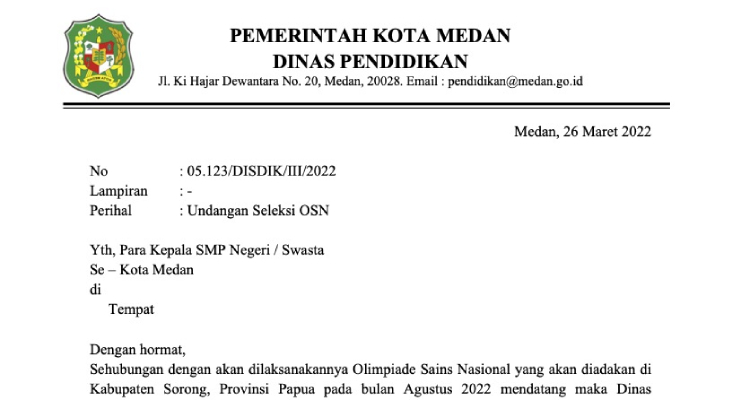 Detail Cara Penulisan No Surat Nomer 16