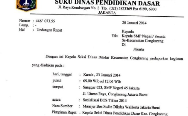 Detail Cara Penulisan Nomor Surat Nomer 51