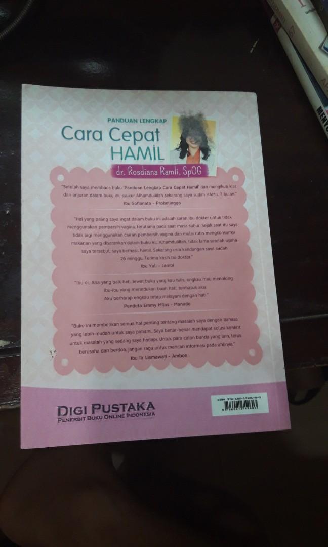 Detail Cara Pesan Buku Cepat Hamil Dr Rosdiana Nomer 31