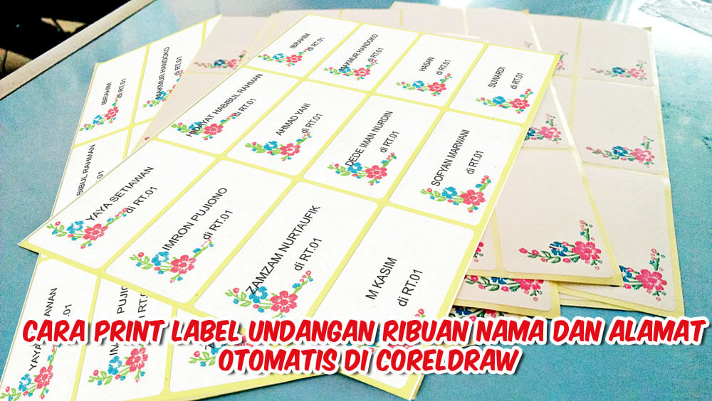 Detail Cara Print Nama Di Label Undangan Nomer 50