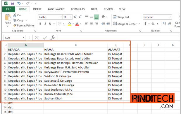 Detail Cara Print Nama Di Undangan Nomer 52