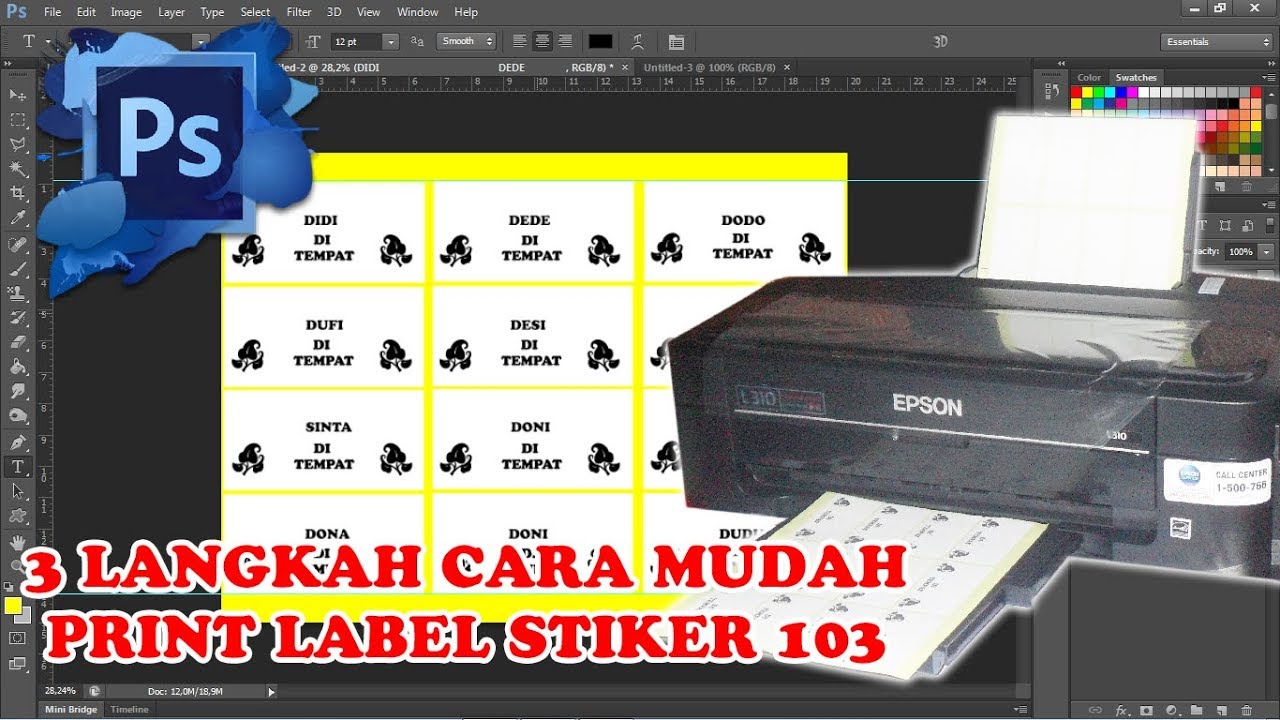 Detail Cara Print Nama Undangan Nomer 34