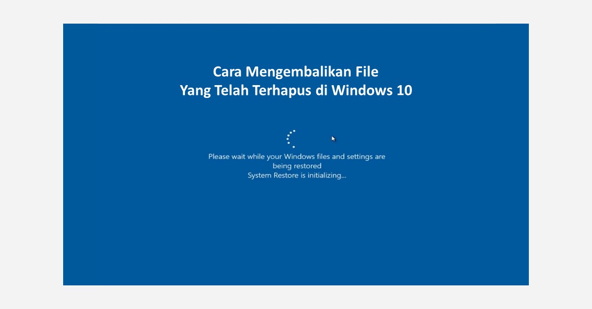 Detail Cara Restore Foto Yang Terhapus Nomer 45