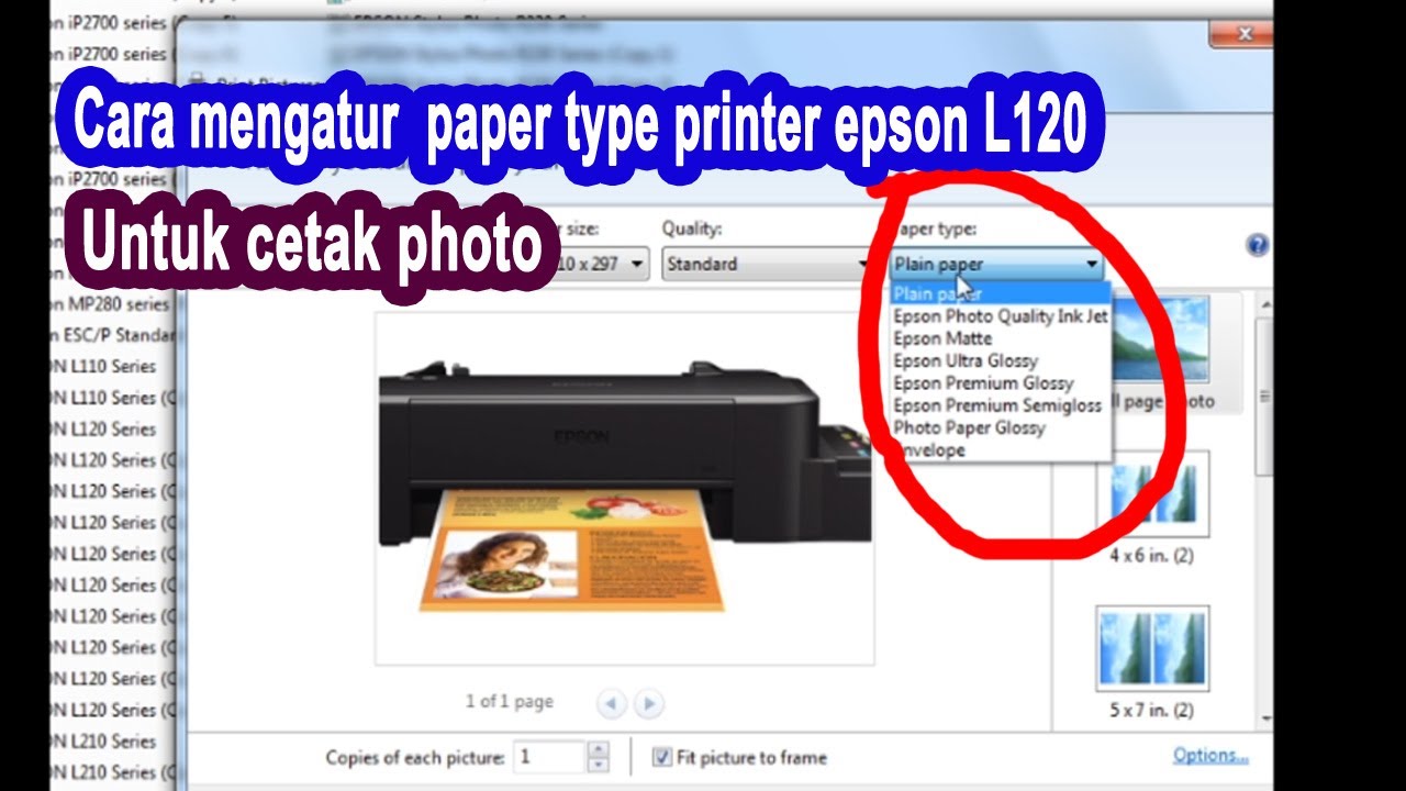 Detail Cara Setting Printer Epson L120 Untuk Cetak Foto Nomer 13