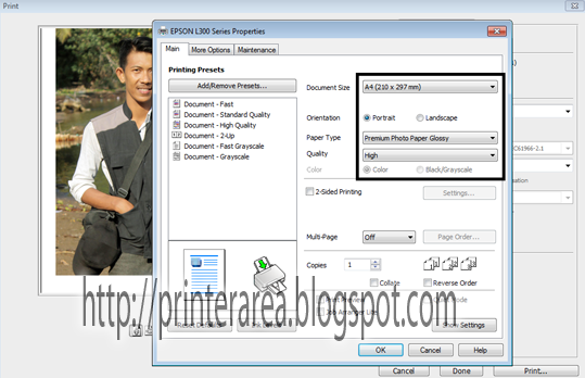 Detail Cara Setting Printer Epson L120 Untuk Cetak Foto Nomer 6