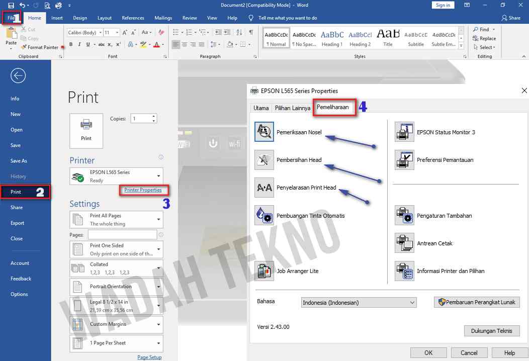 Detail Cara Setting Printer Epson L120 Untuk Cetak Foto Nomer 53