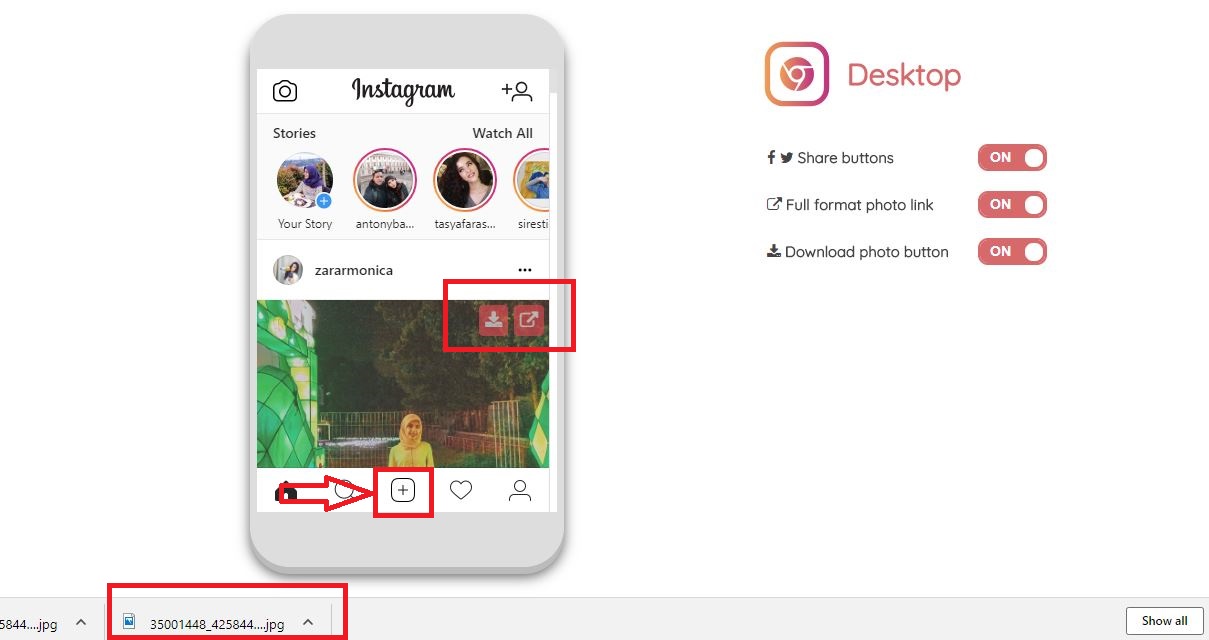 Detail Cara Share Foto Di Instagram Lewat Pc Nomer 19