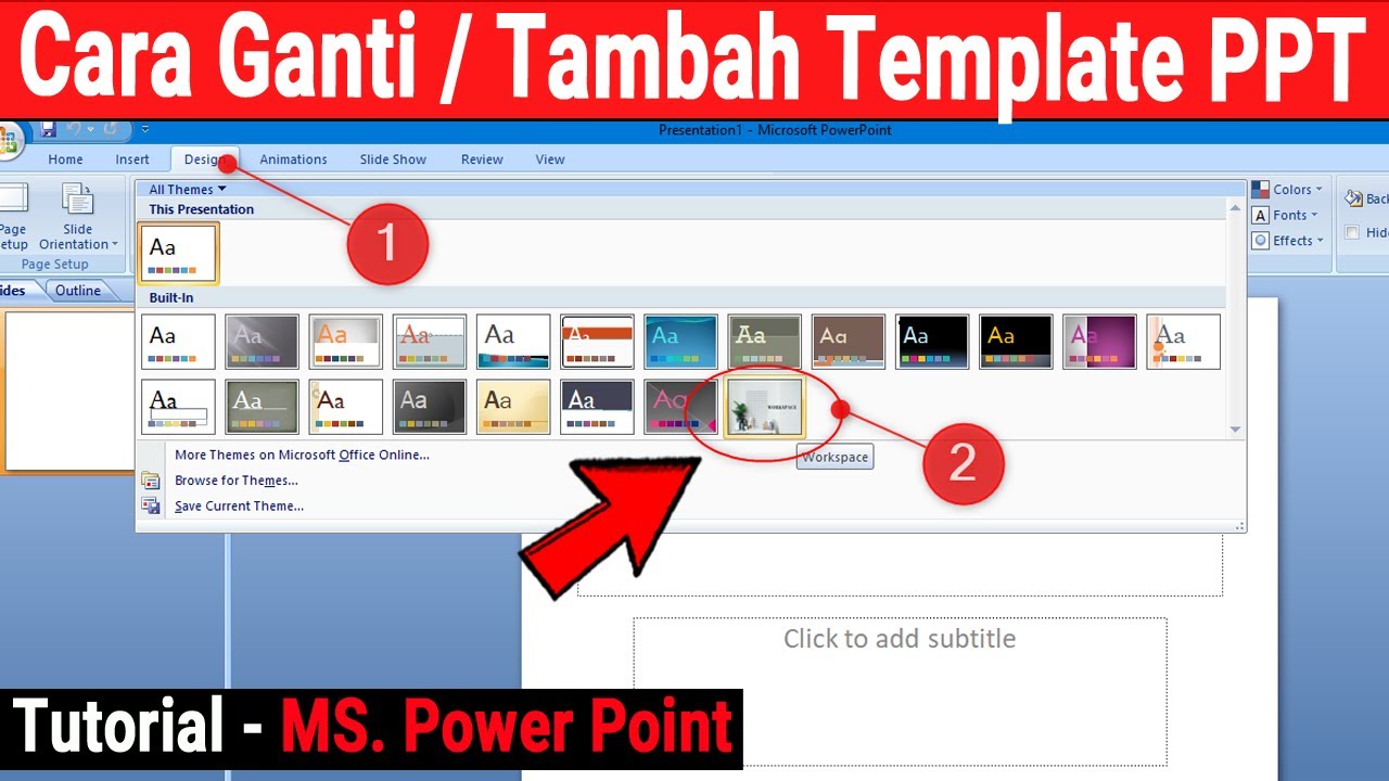 Detail Cara Template Powerpoint Nomer 10