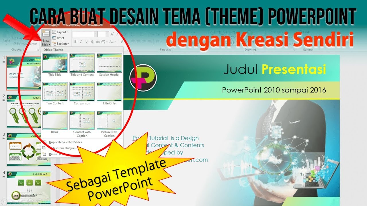 Detail Cara Template Powerpoint Nomer 4