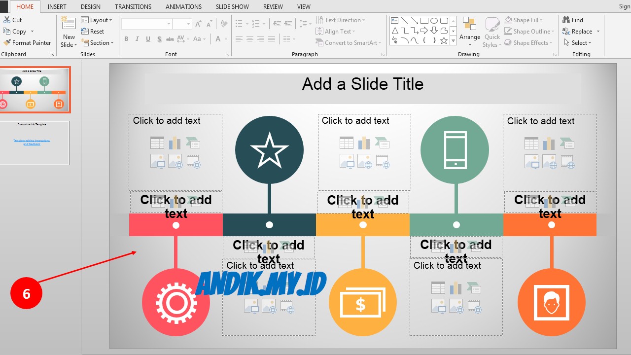 Detail Cara Template Powerpoint Nomer 5