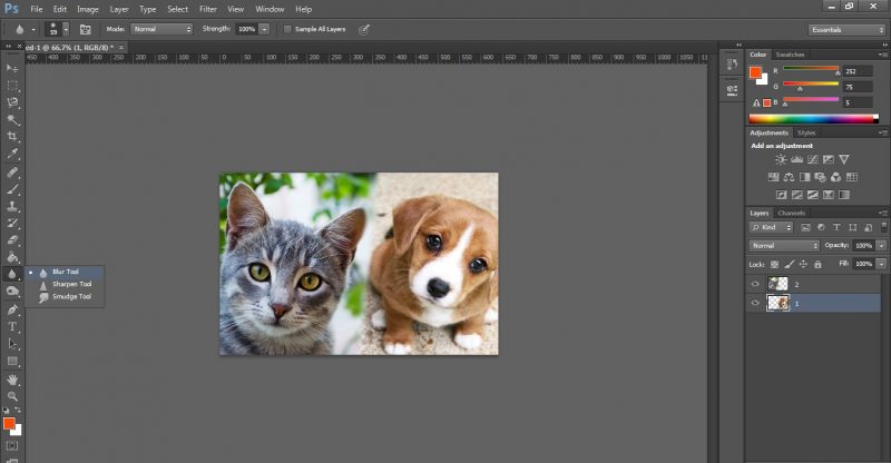 Detail Cara Tumpang Tindih Gambar Di Photoshop Nomer 47