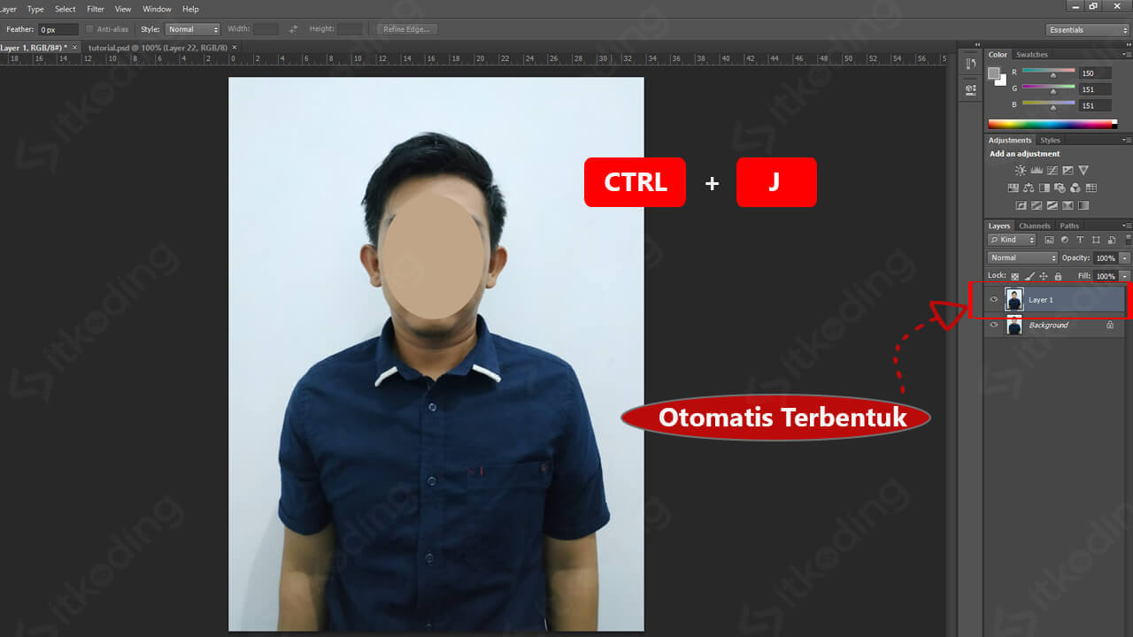 Detail Cara Ubah Background Foto Di Photoshop Nomer 49