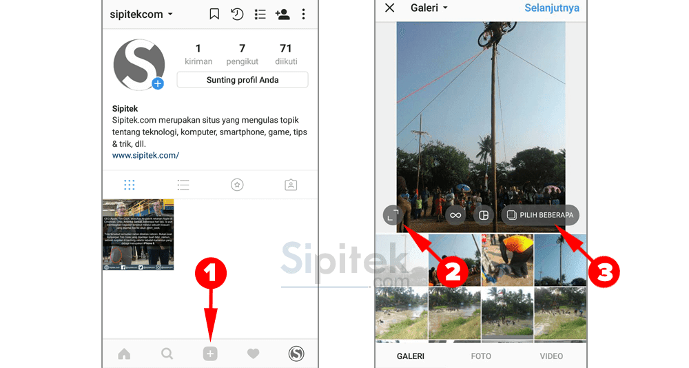 Detail Cara Upload Multiple Foto Di Instagram Tanpa Terpotong Nomer 2