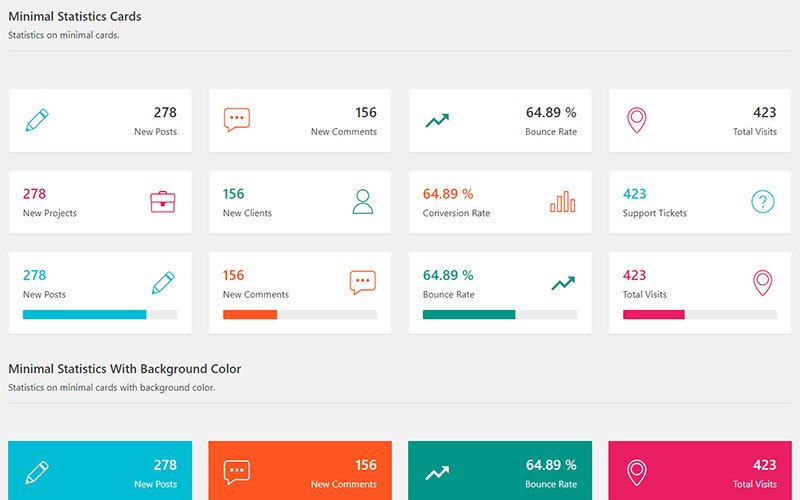Detail Card Bootstrap Template Nomer 11
