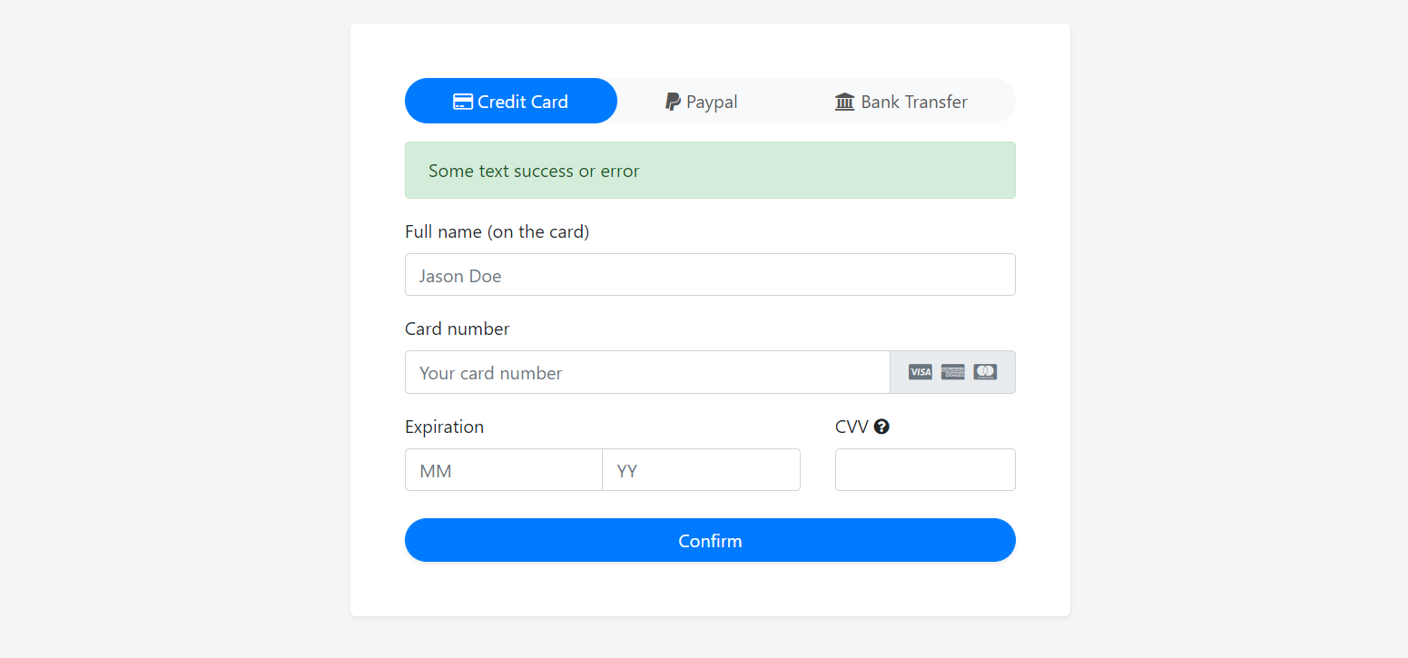 Detail Card Bootstrap Template Nomer 13