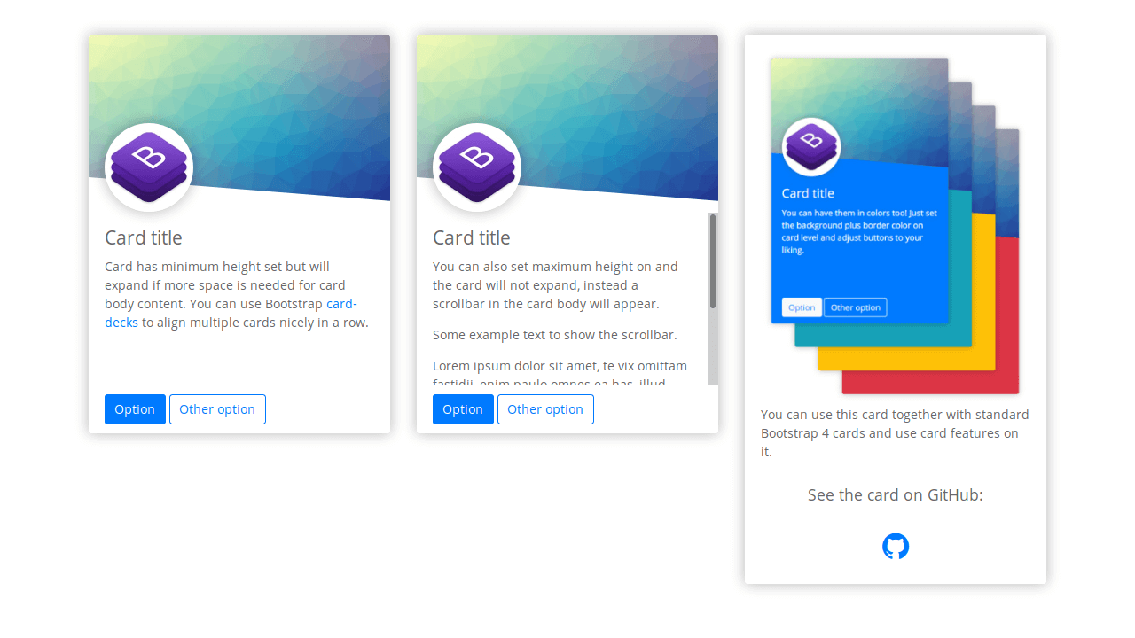 Detail Card Bootstrap Template Nomer 17