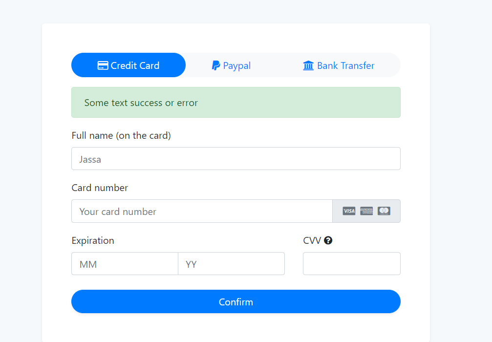 Detail Card Bootstrap Template Nomer 22