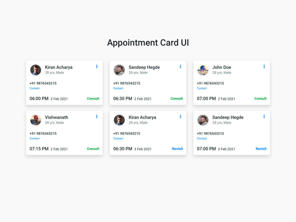 Detail Card Bootstrap Template Nomer 25