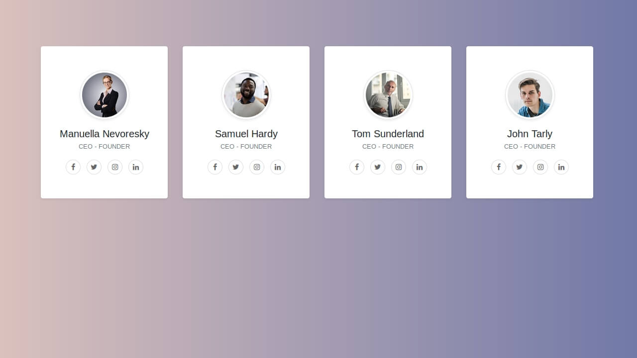 Detail Card Bootstrap Template Nomer 26