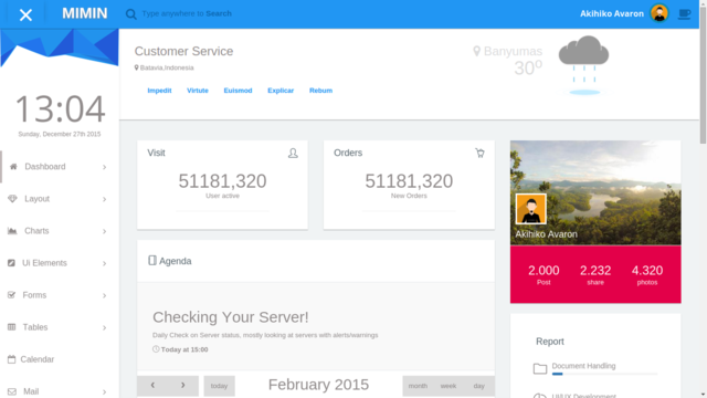 Detail Card Bootstrap Template Nomer 27