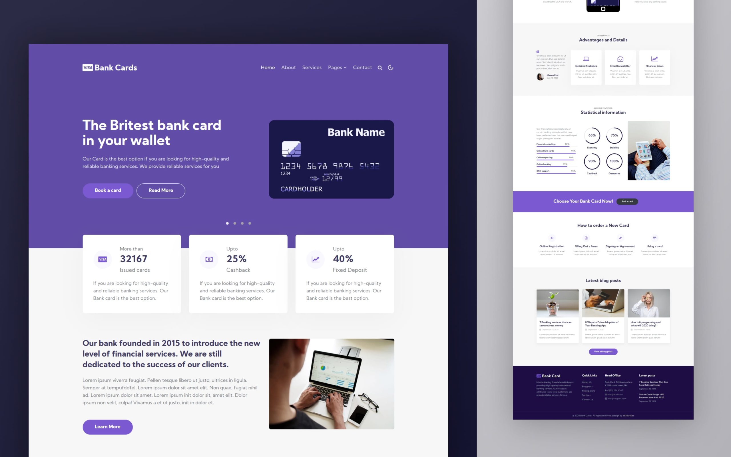 Detail Card Bootstrap Template Nomer 38