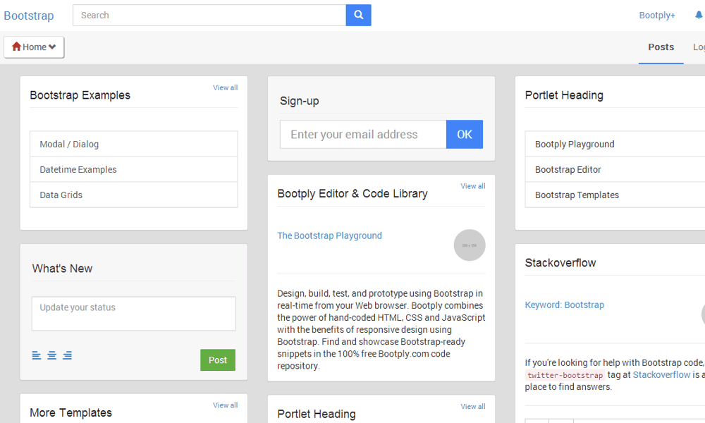 Detail Card Bootstrap Template Nomer 39