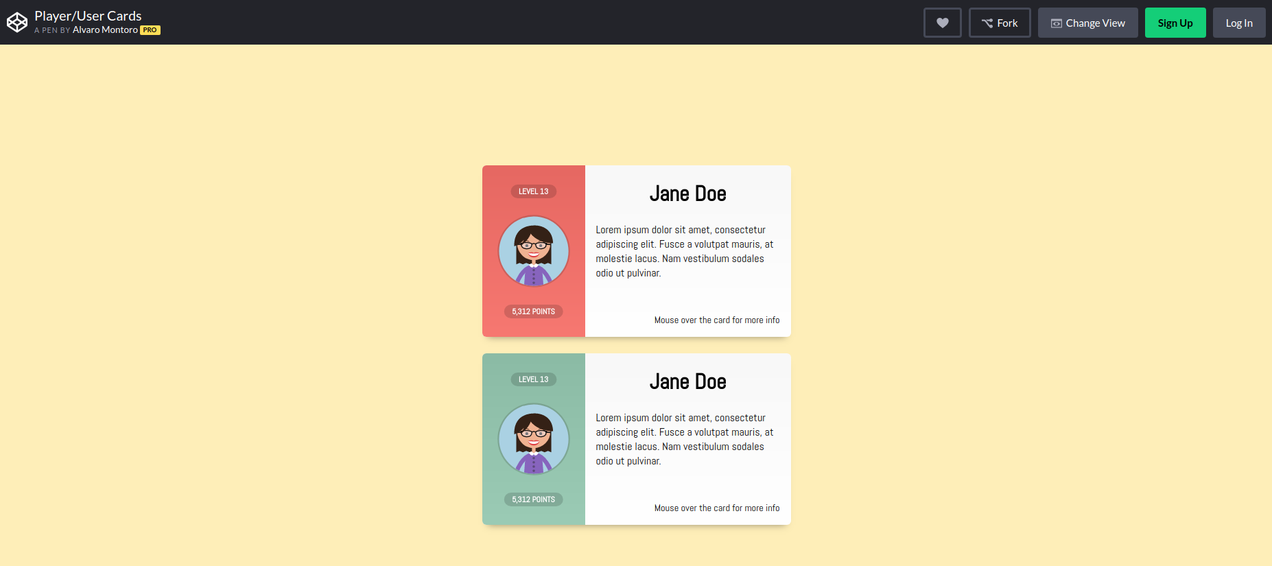 Detail Card Template Bootstrap Nomer 21
