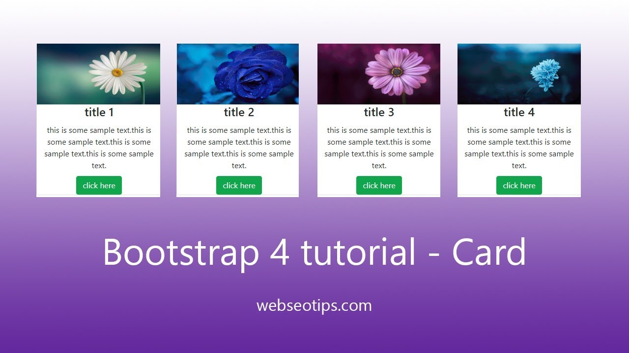 Detail Card Template Bootstrap Nomer 43