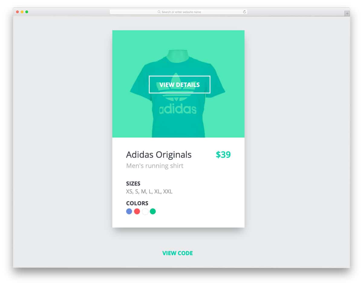 Detail Card Template Bootstrap Nomer 7