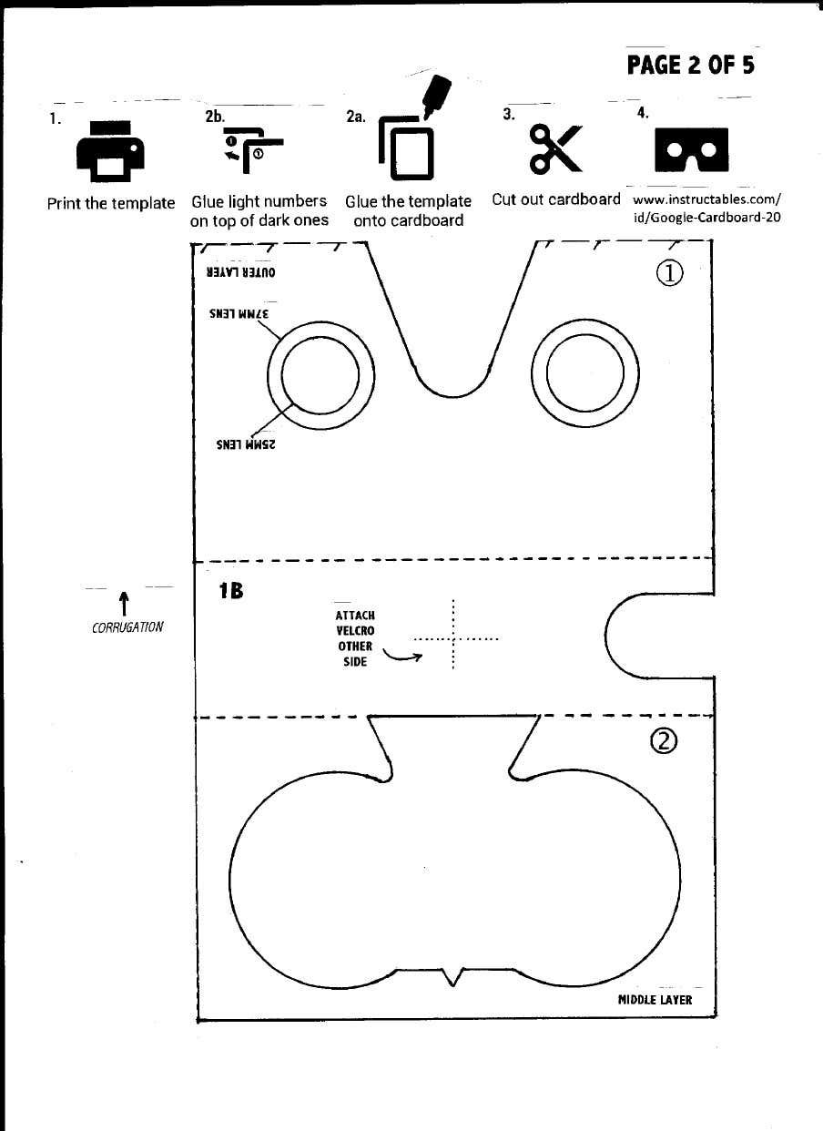 Detail Cardboard 10 Printer Template Nomer 3